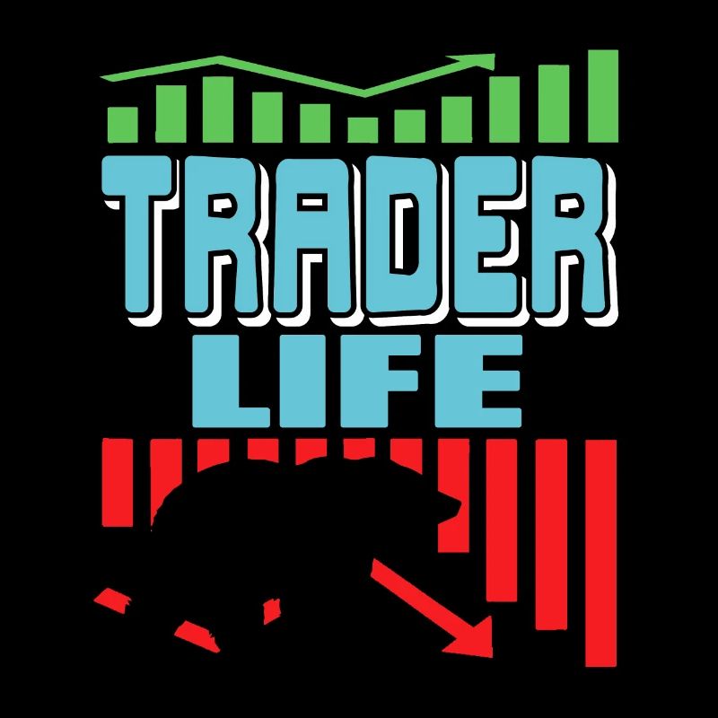 Trader Life Awesome Retro Bear Cycle T-Shirt