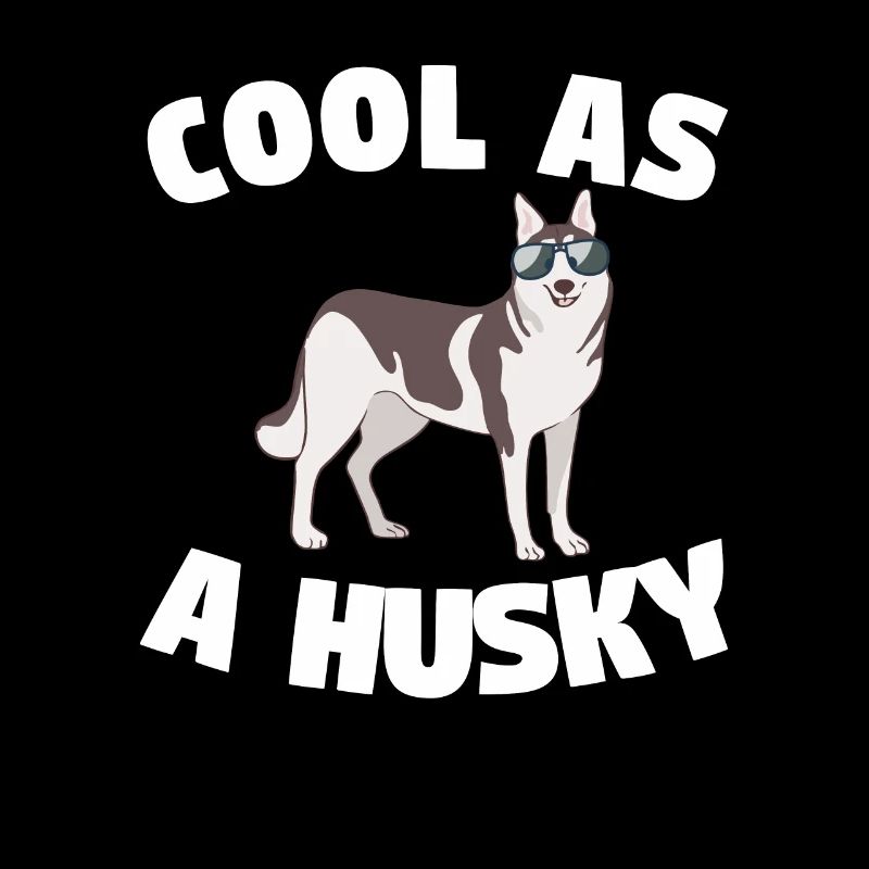 Cool As A Husky Siberian Huskies