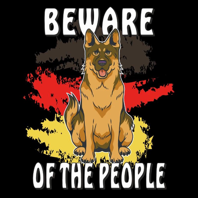 BERGER ALLEMAND MÉFIEZ-VOUS DU PEUPLE