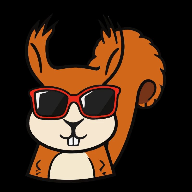 Squirrel with sunglasses Funny