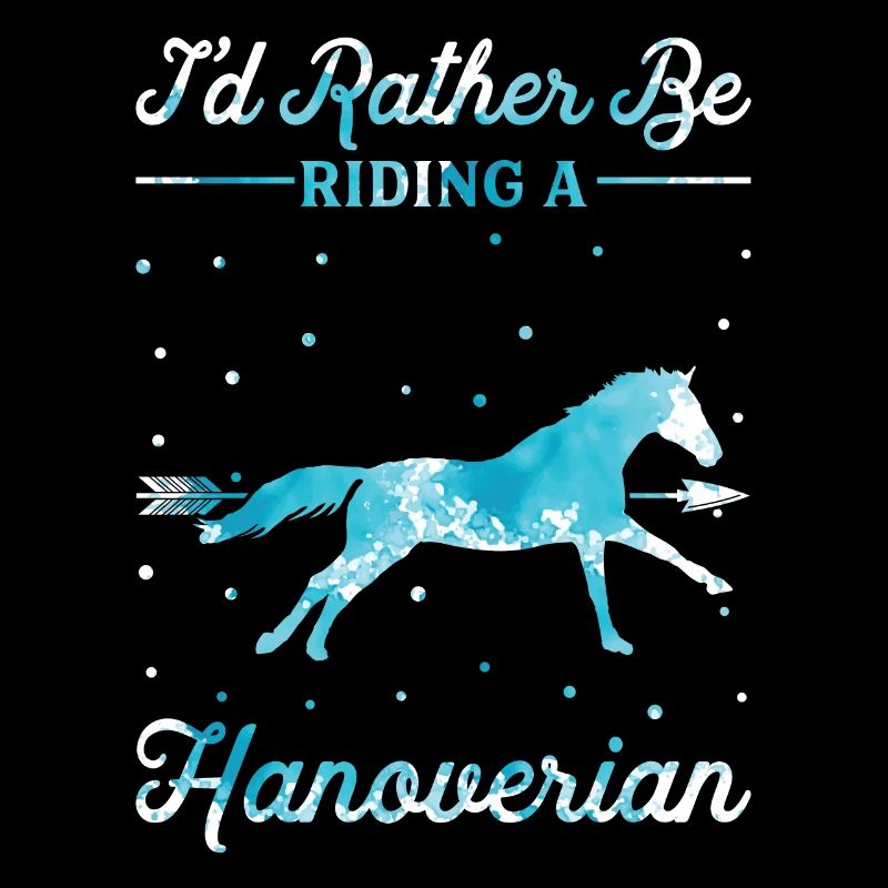 Monter un cheval hanovrien