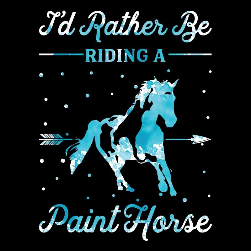 Monter un cheval laqué