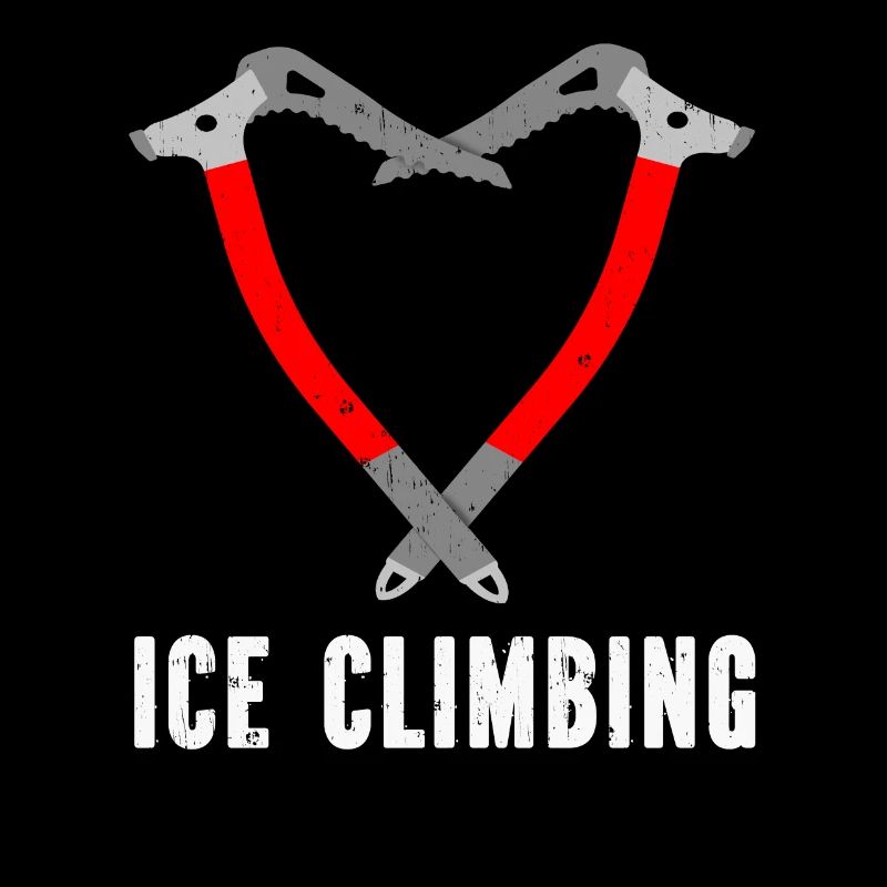 Ich Liebe Eisklettern Eiskletterer Eispickel