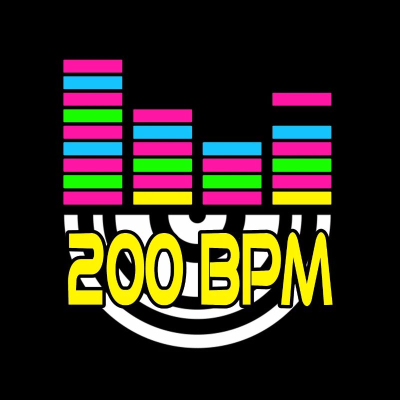 200 BPM Cool Retro Deejay DJ Designs T-Shirt