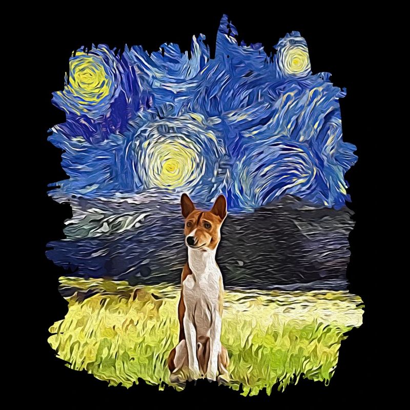 Starry Night - Basenji