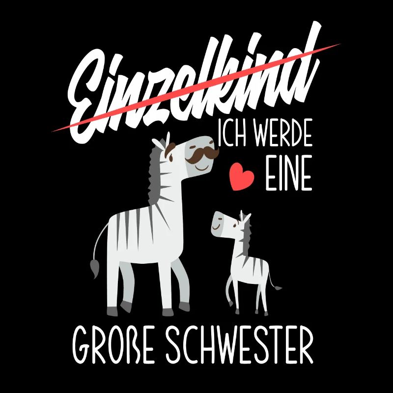 Zebras Ich Werde Große Schwester