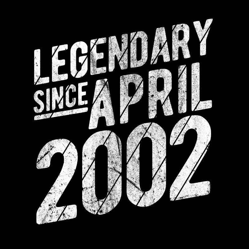 Retro 20th Birthday Gift Legendary Since April 200