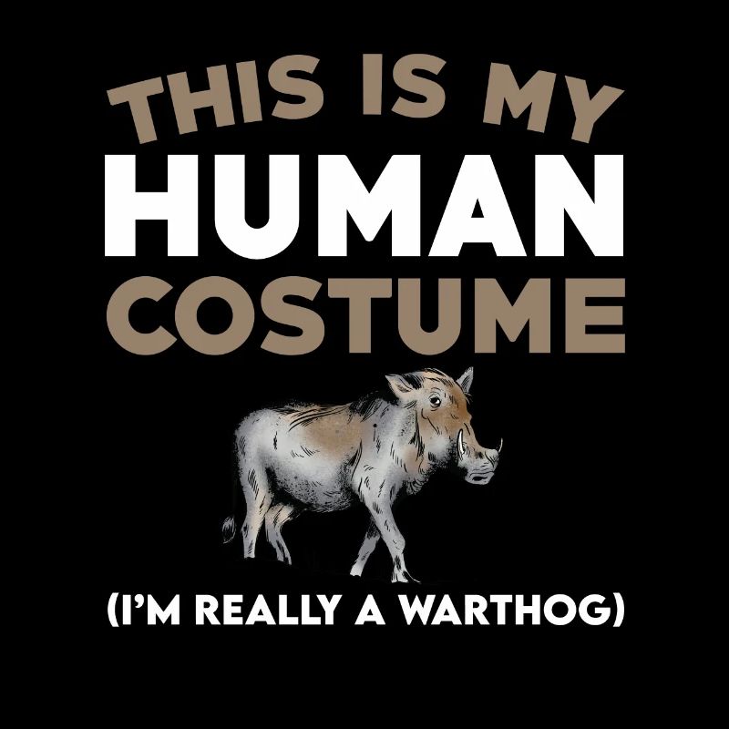 Funny Warthog Human Costume