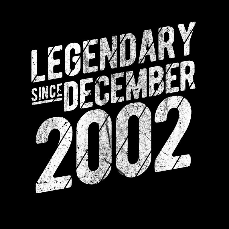 20th Birthday Gift Legendary Since December 2002 2