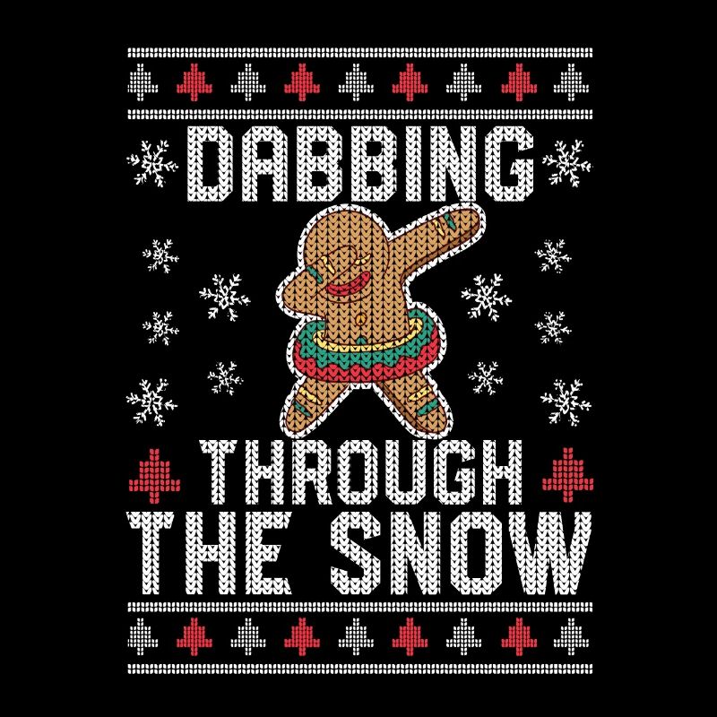 Barboter dans la neige Gingerbread Man Noël