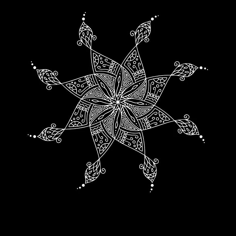 Mandala rotatif