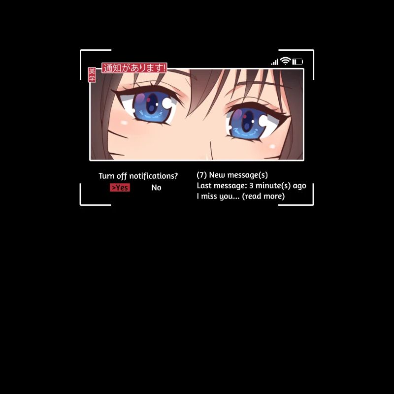 Anime Phone blue eyes