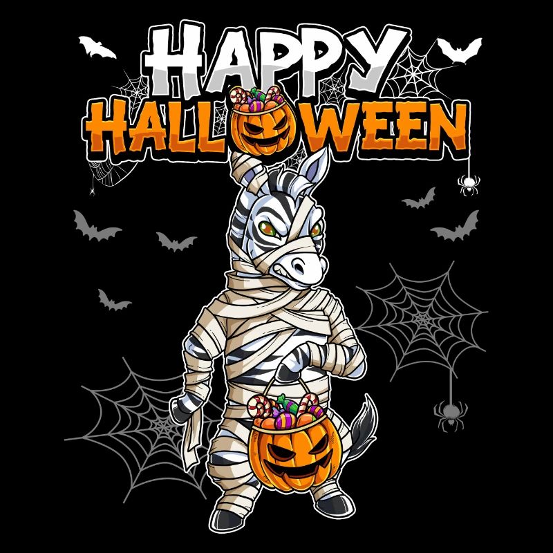Halloween Zebra Mummy