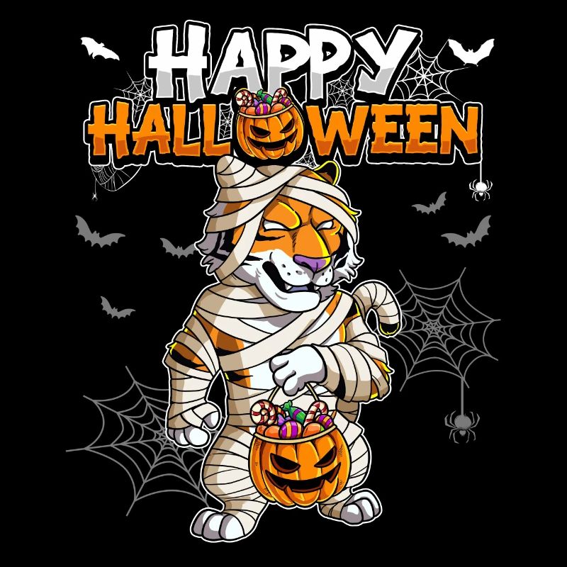 Halloween Tiger Mummy