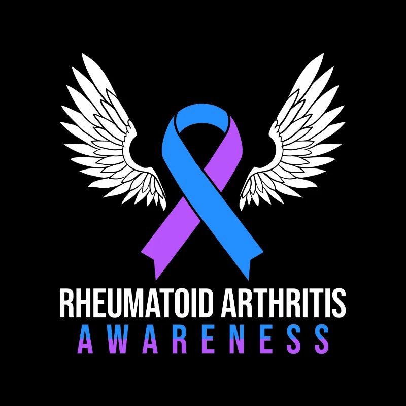 Rheumatoid Arthritis Awareness Warrior Ribbon