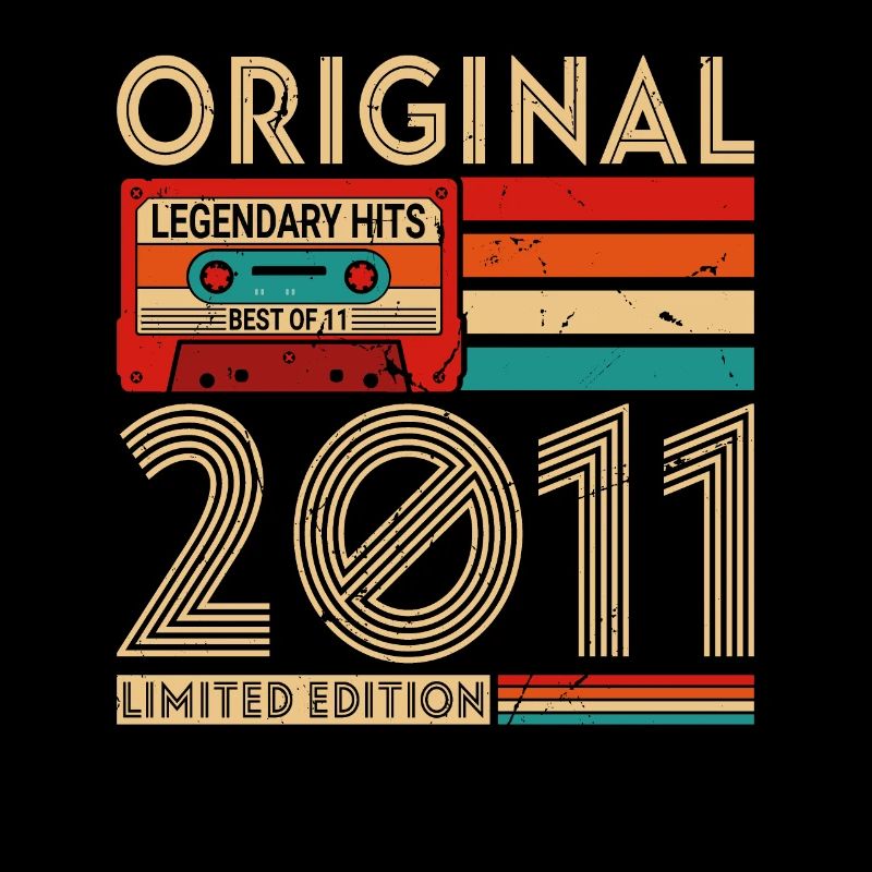 Original Vintage Geburtstag Geschenkidee 2011