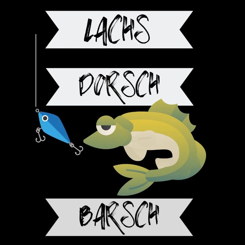 Angler Lachs mich Dorsch am Barsch