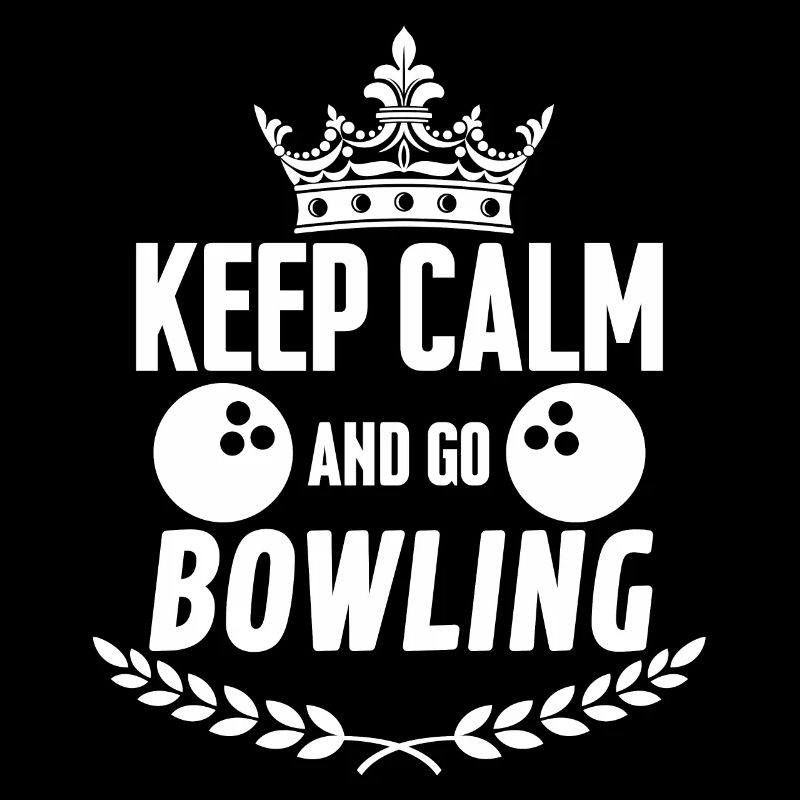 Keep calm and go bowling tshirt
