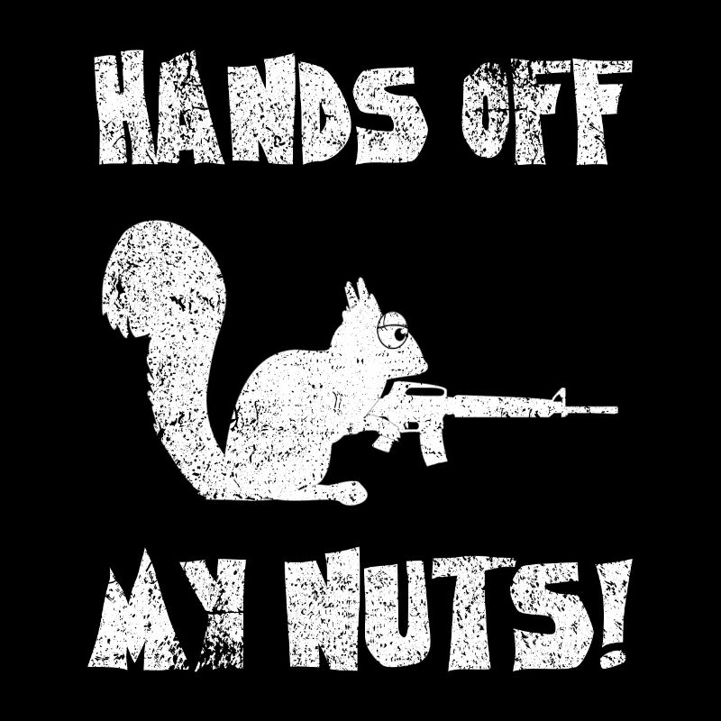 Ne touche pas à mes noix, écureuil vigilant