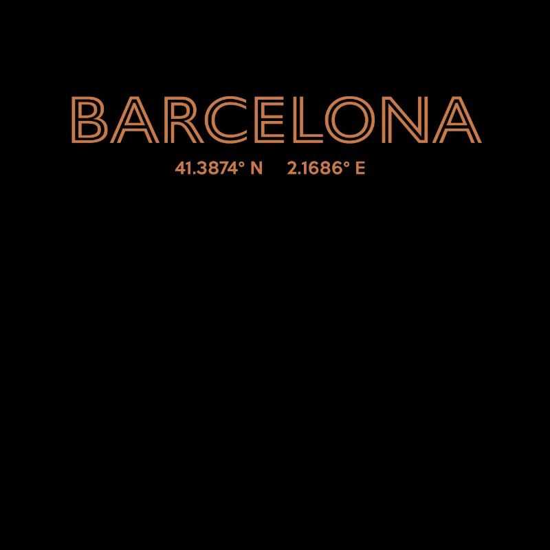 Spain City Coordinates - Barcelona