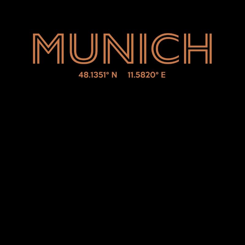 Germany city coordinates - Munich