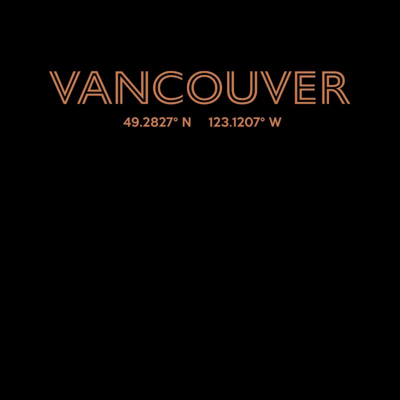 Canada City Coordinates - Vancouver