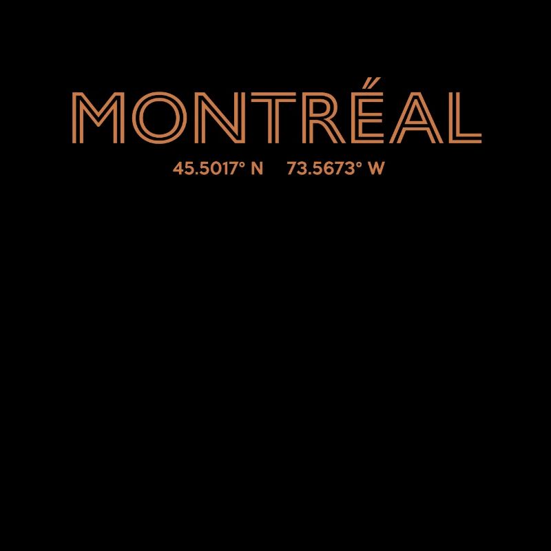 Canada City Coordinates - Montréal