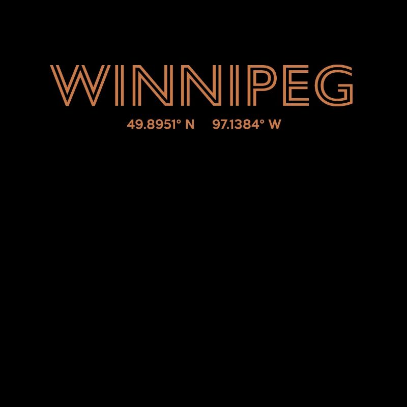 Canada City Coordinates - Winnipeg