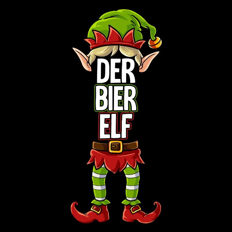 Bier Elf Partnerlook Weihnachten