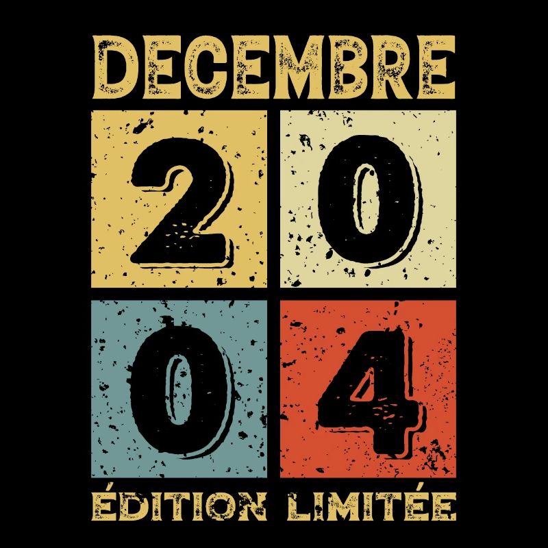 Anniversaire Vintage Idée Cadeau Décembre 2004