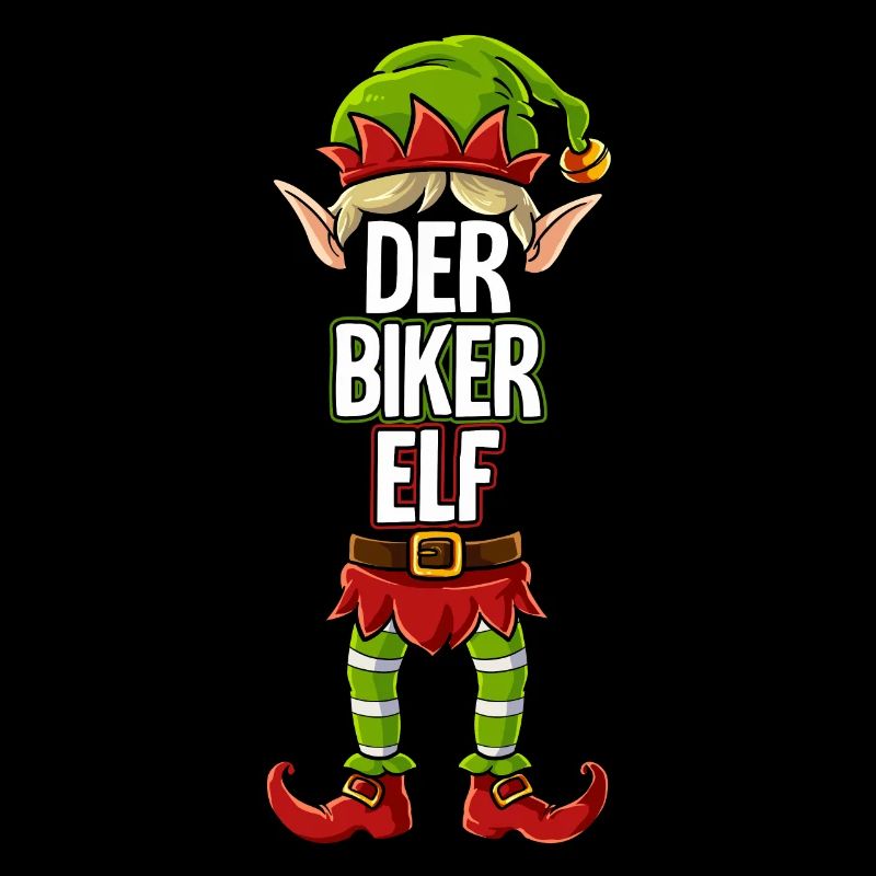 Biker Elf Partnerlook Weihnachten