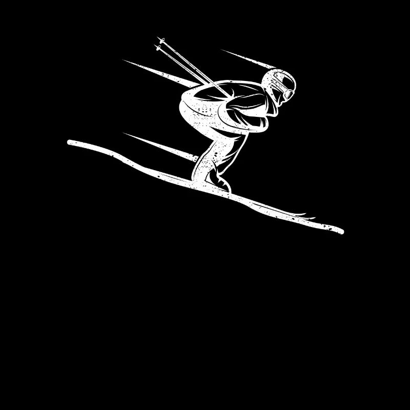 Alpine Skiing Fun Drifting Skiers Snow Winter