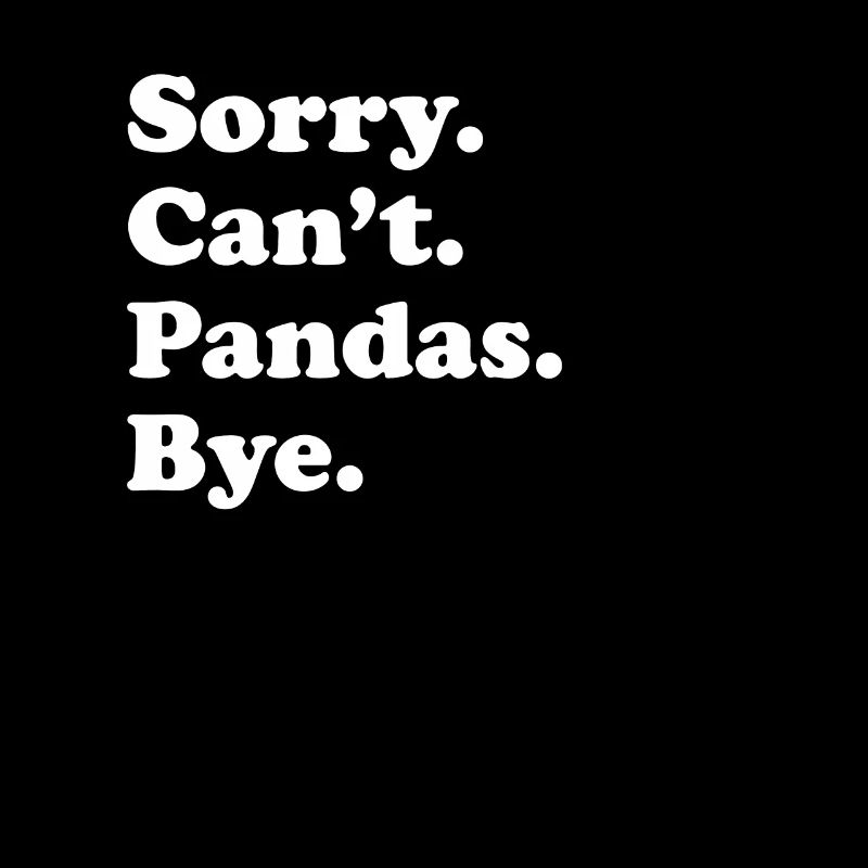 Sorry Can't Bye - Panda