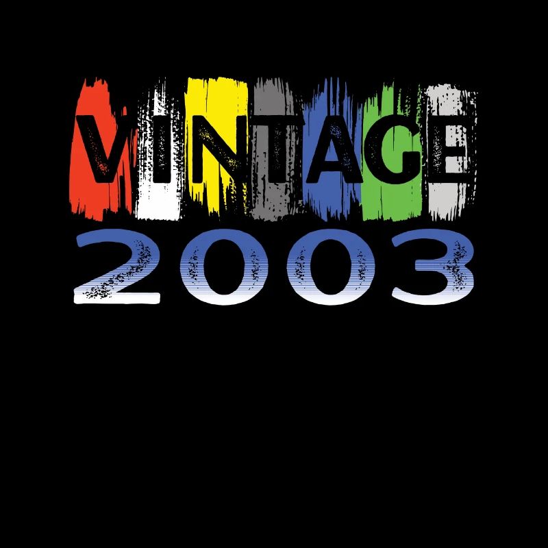 Fantastisch Seit 2003 Retro 19. Bitrthday