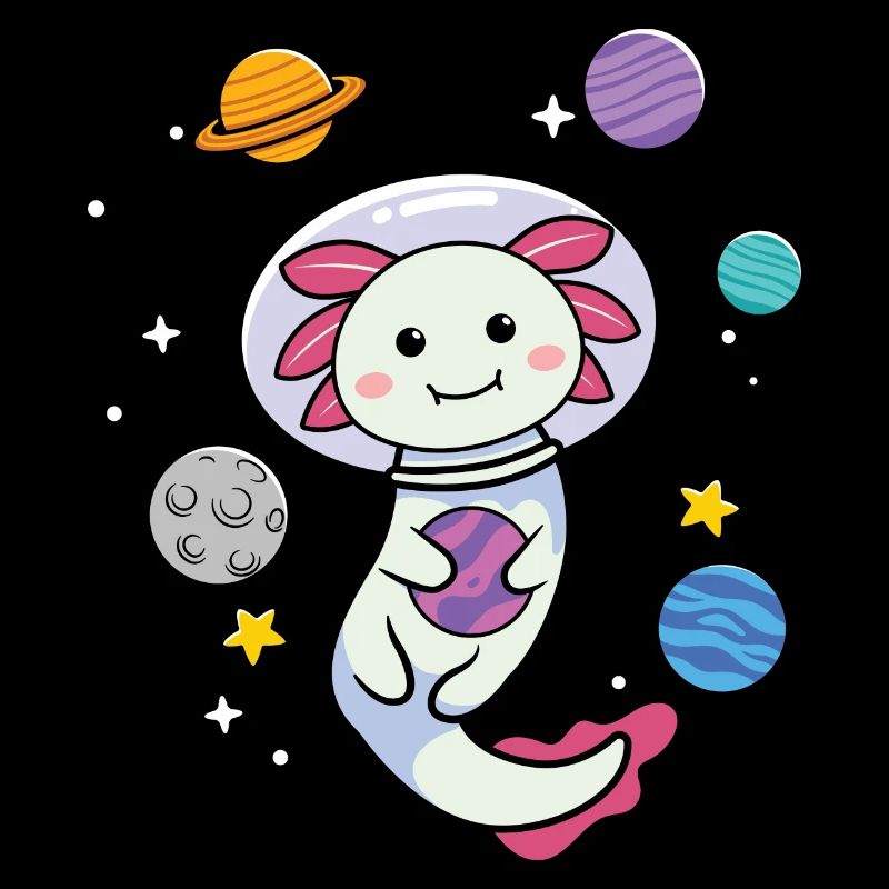 Axolotl dans les étoiles