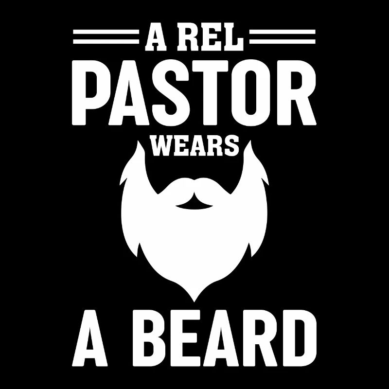 Ein Echter Pastor Trägt Einen Bart Christian Jesus