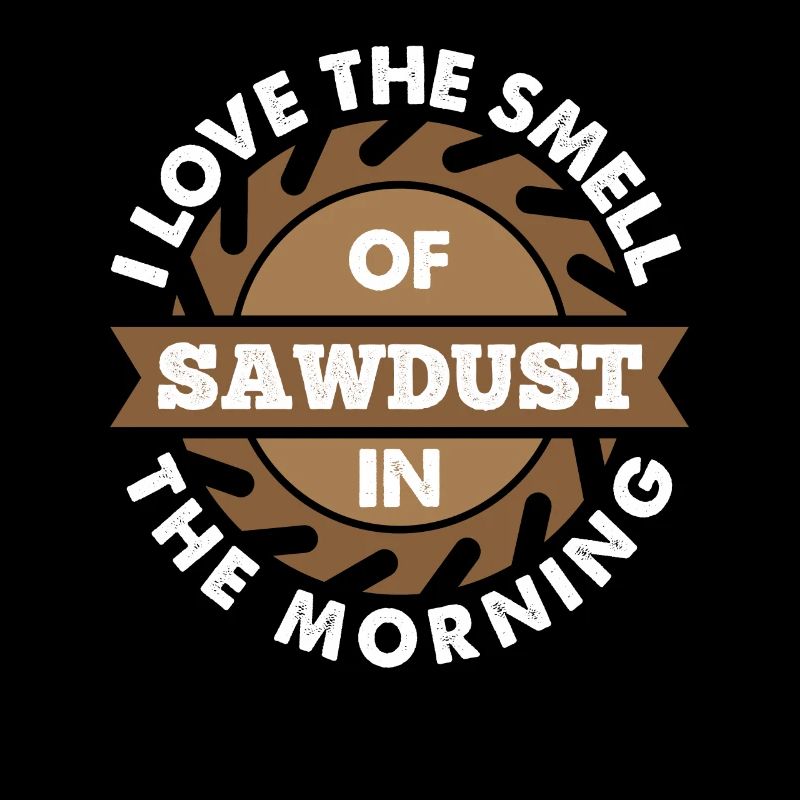 Profession de menuisier Sciure de bois le matin