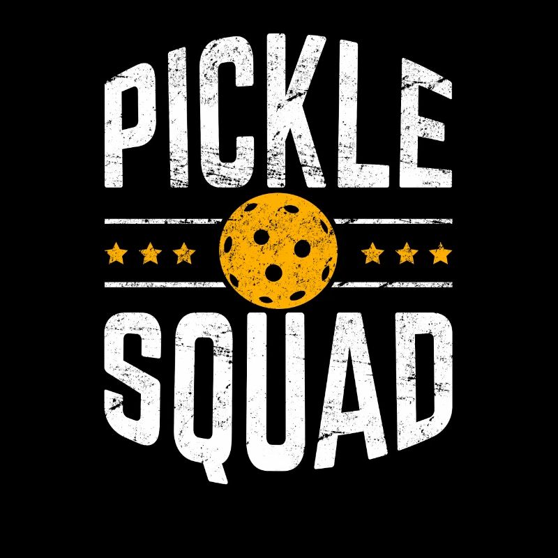 Pickle Squad Funny Pickleball Player Coach