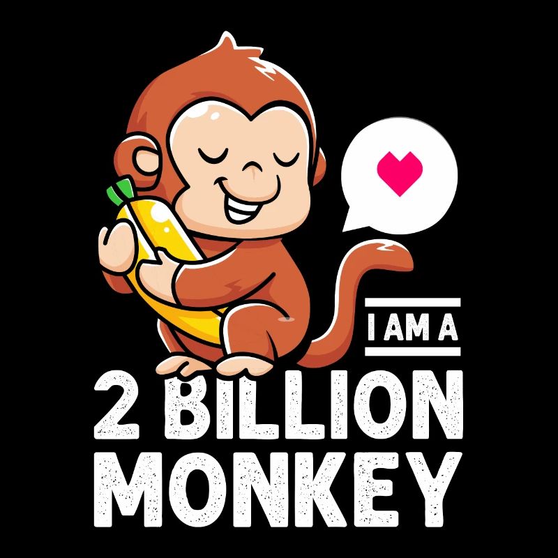 Ich Bin Ein 2-millionen-affe Banane Warmes Gefühl