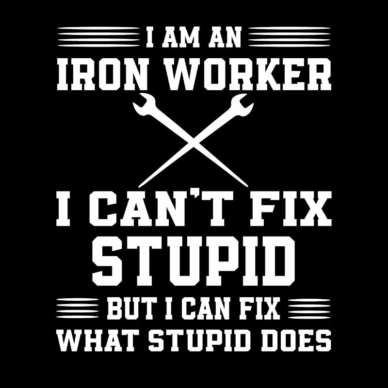Funny Ironworker Motif
