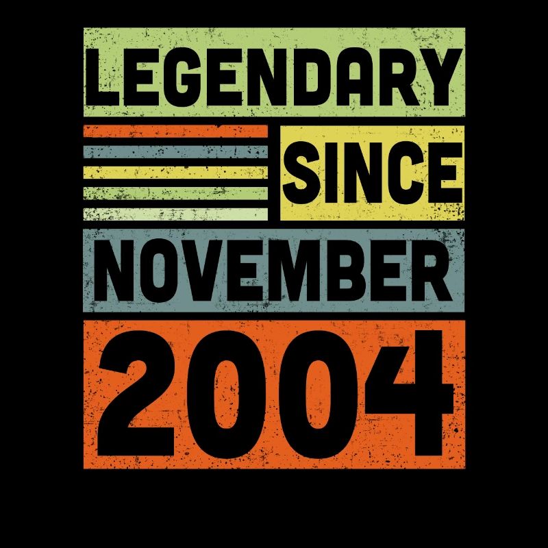 18 Years Old Legendary Since November 2004 18th