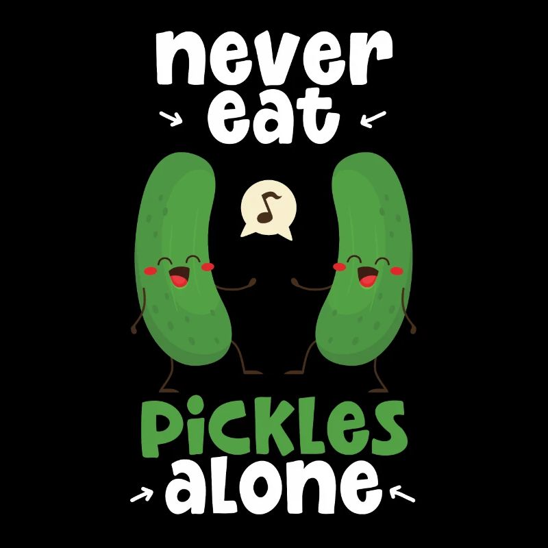 Ne mangez jamais de cornichons seuls