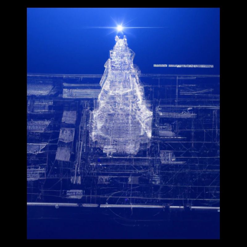 Weihnachten Weihnachtsbaum Schematic Blaupause