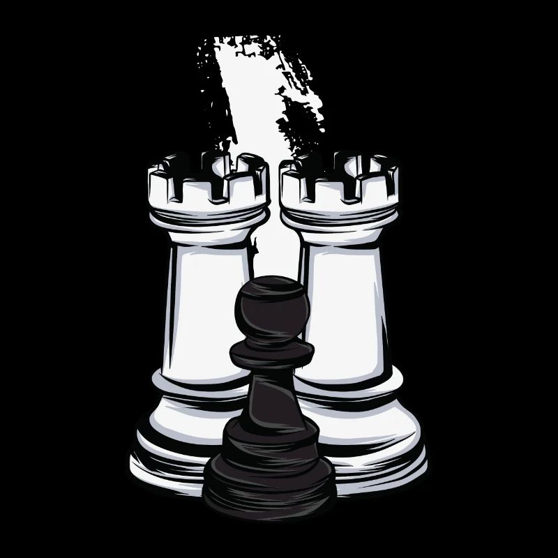 Schach Turm und Bauer