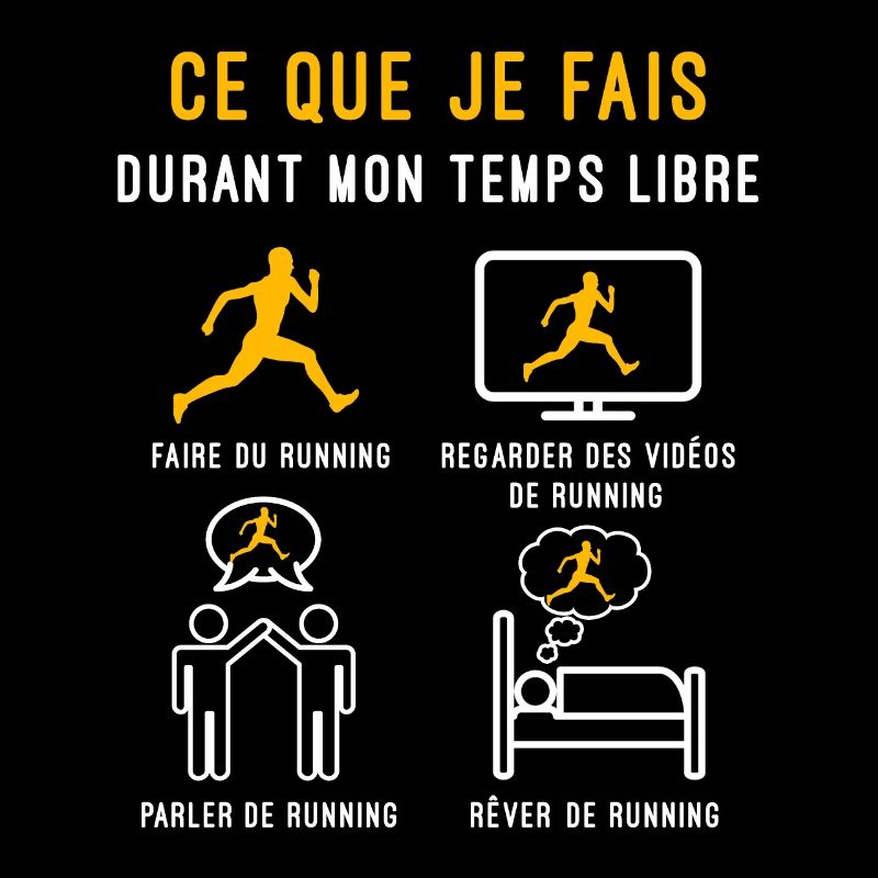 running courir temps libre cadeau coureur