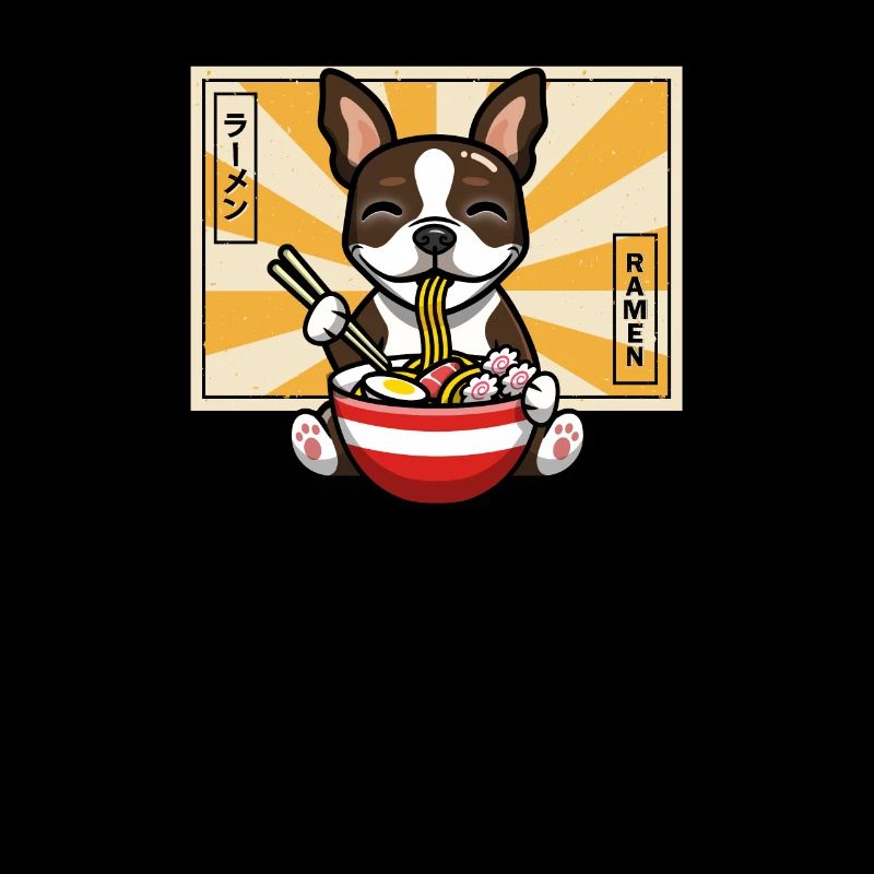 Brauner Boston Terrier