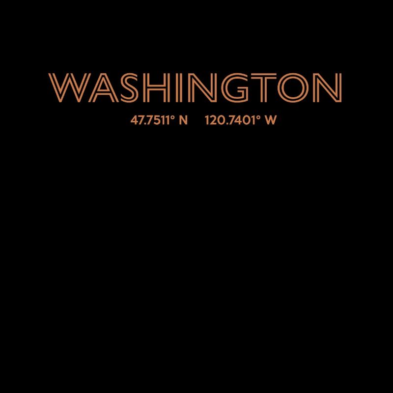 USA City Coordinates - Washington