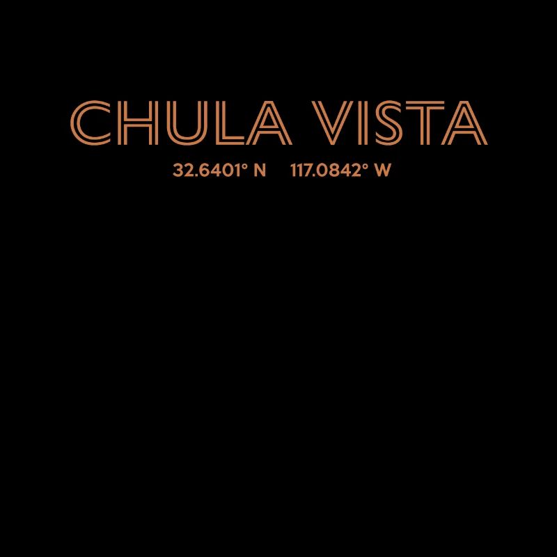 USA City Coordinates - Chula Vista