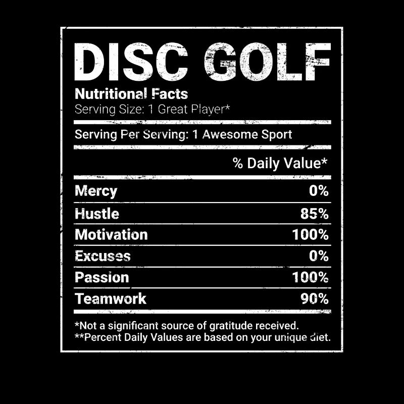 Drôle de disc golf Disc Golf Players Frisbee Nutritio