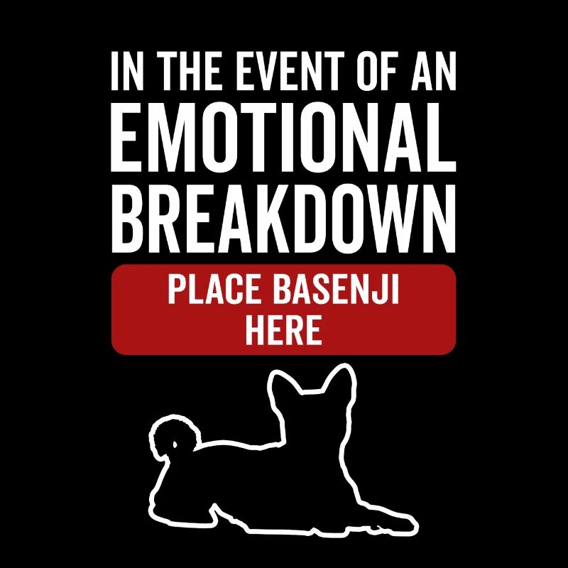 Émotionnel - chien Basenji